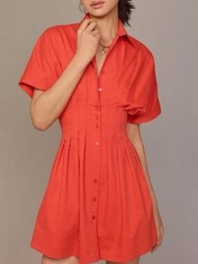 Anthropologie Mini Shirt Dress